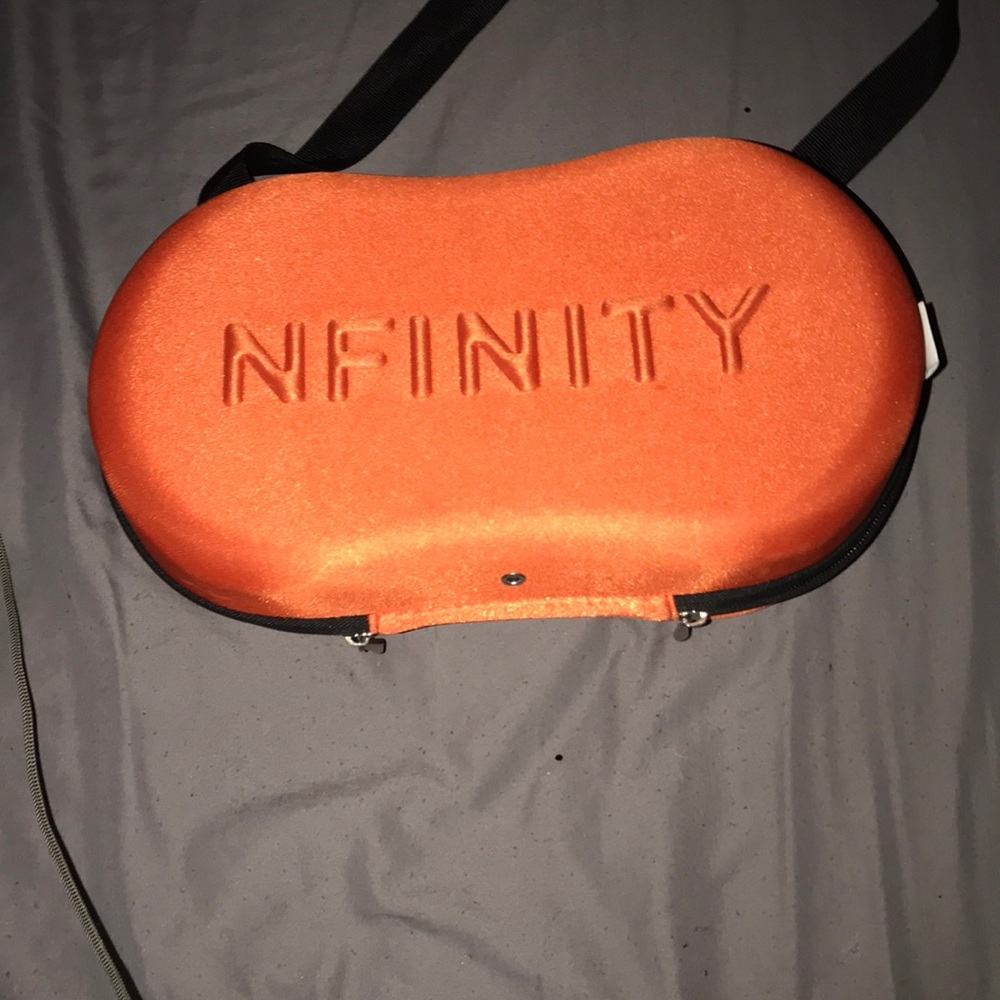 Orange NFINITY shoe holder!